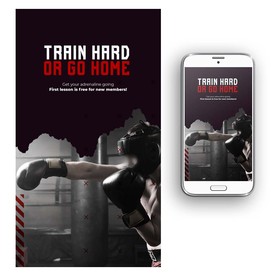 自由搏击拳击海报