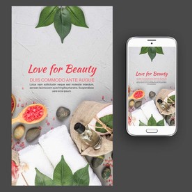 美容按摩spa海报