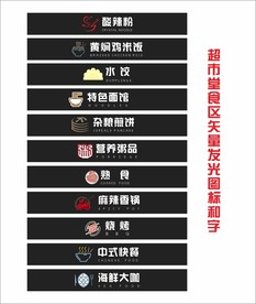 超市堂食区图标