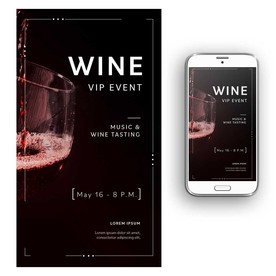 高端红酒海报