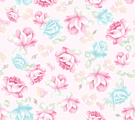 精美花朵碎花花卉乱花