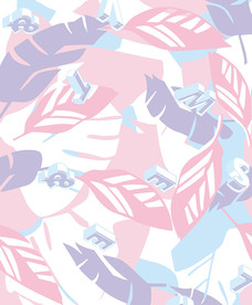 树叶  卡通  几何