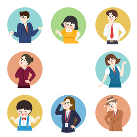 卡通Q版手绘头像表情