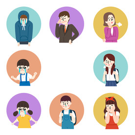 卡通Q版手绘头像表情