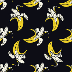 香蕉印花图案