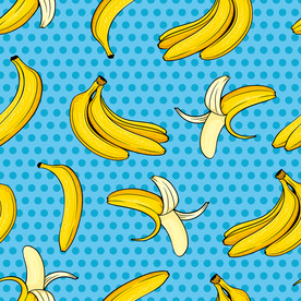 香蕉印花图案