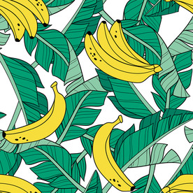 香蕉印花图案