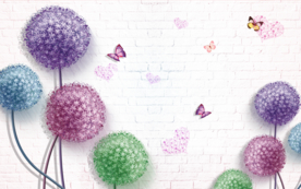 年轻时尚背景墙