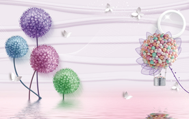 清新可爱蒲公英