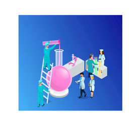 手绘医疗场景插画设计