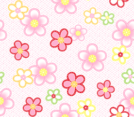 精美花朵碎花花卉