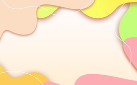 卡通装饰剪纸背景