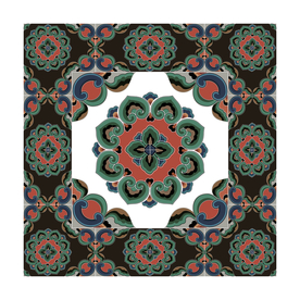 团花背景图案背景素材