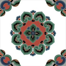 团花背景图案背景素材