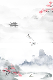 唯美大气古风背景