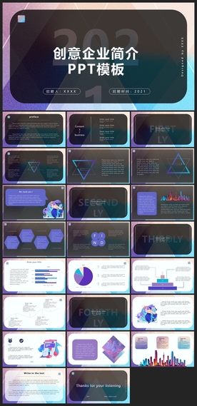 商务会议汇报项目介绍PPT