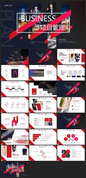 商务会议汇报项目介绍PPT