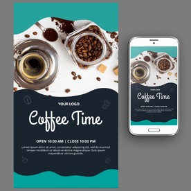 咖啡饮品海报图片