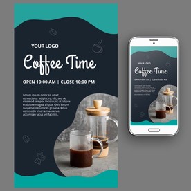 咖啡饮品海报图片