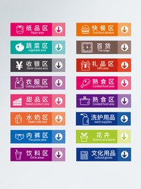 超市指示牌设计AI