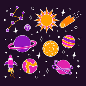 星空星球宇宙海报