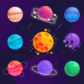 星空星球宇宙海报