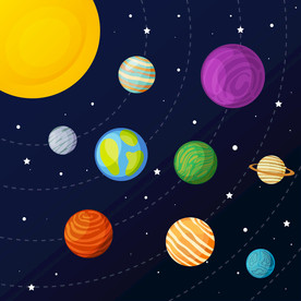 星空星球宇宙海报