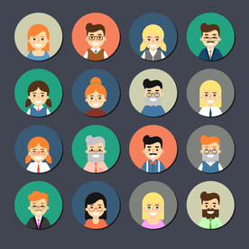 卡通Q版手绘头像表情