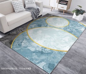 客厅几何地毯
