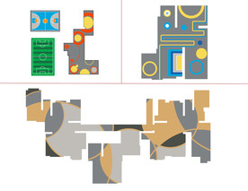 游乐区地铺图案
