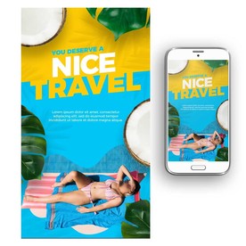 旅游休闲度假海报