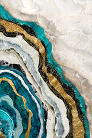 抽象纹理晶瓷画