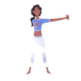 女子瑜伽动作设计图