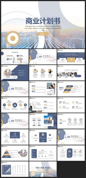 商务会议汇报项目介绍PPT