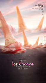 夏日比基尼派对海报