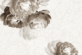 复古欧式花背景墙