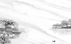 背景墙新山水背景墙 TIF分层