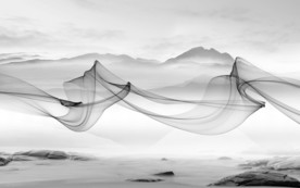 背景墙新山水高雅画 TIF分层