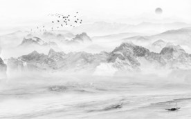 新上架新山水意境画 TIF分层