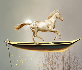 骏马装饰画