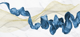 飘带抽象中式玄关