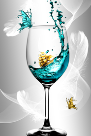 高脚杯帆船玄关