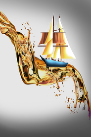 一帆风顺餐厅装饰画