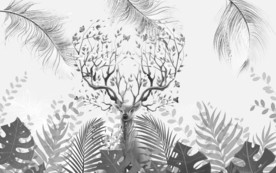 现代 高端新北欧画 文件分层