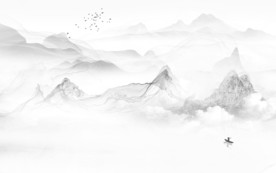 新款灰色新山水画 TIF分层