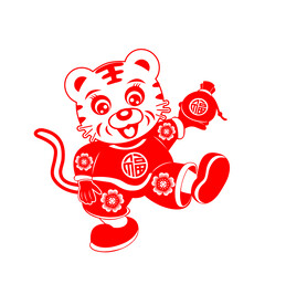 虎年剪纸