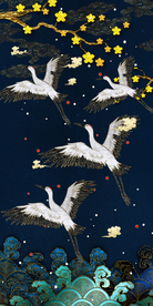 国潮玄关装饰画