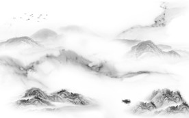 中式 山水画新款画 TIF分层