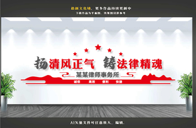 律师事务所文化墙