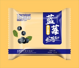 蓝莓夹心面包